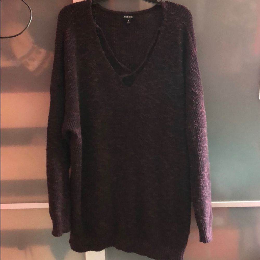 Purple torrid sweater